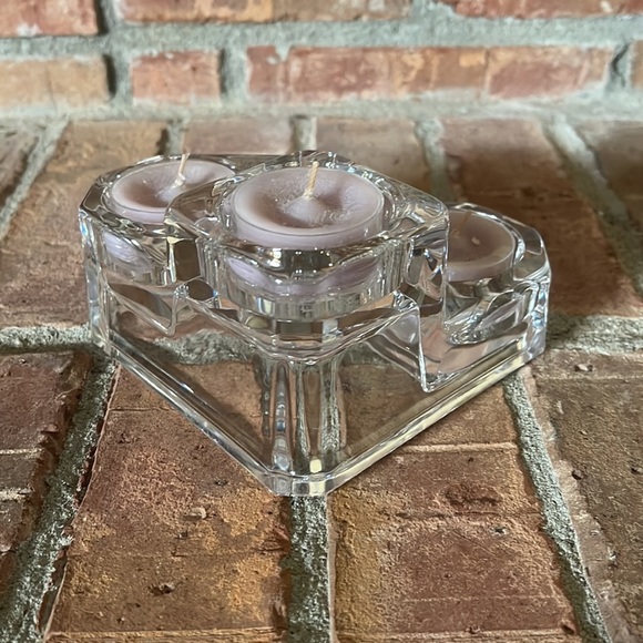 PartyLite Mini Crystal Castle w/ 3 Tealights - Picture 3 of 6